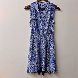 Rebecca Taylor Blue Sleeveless Dress
